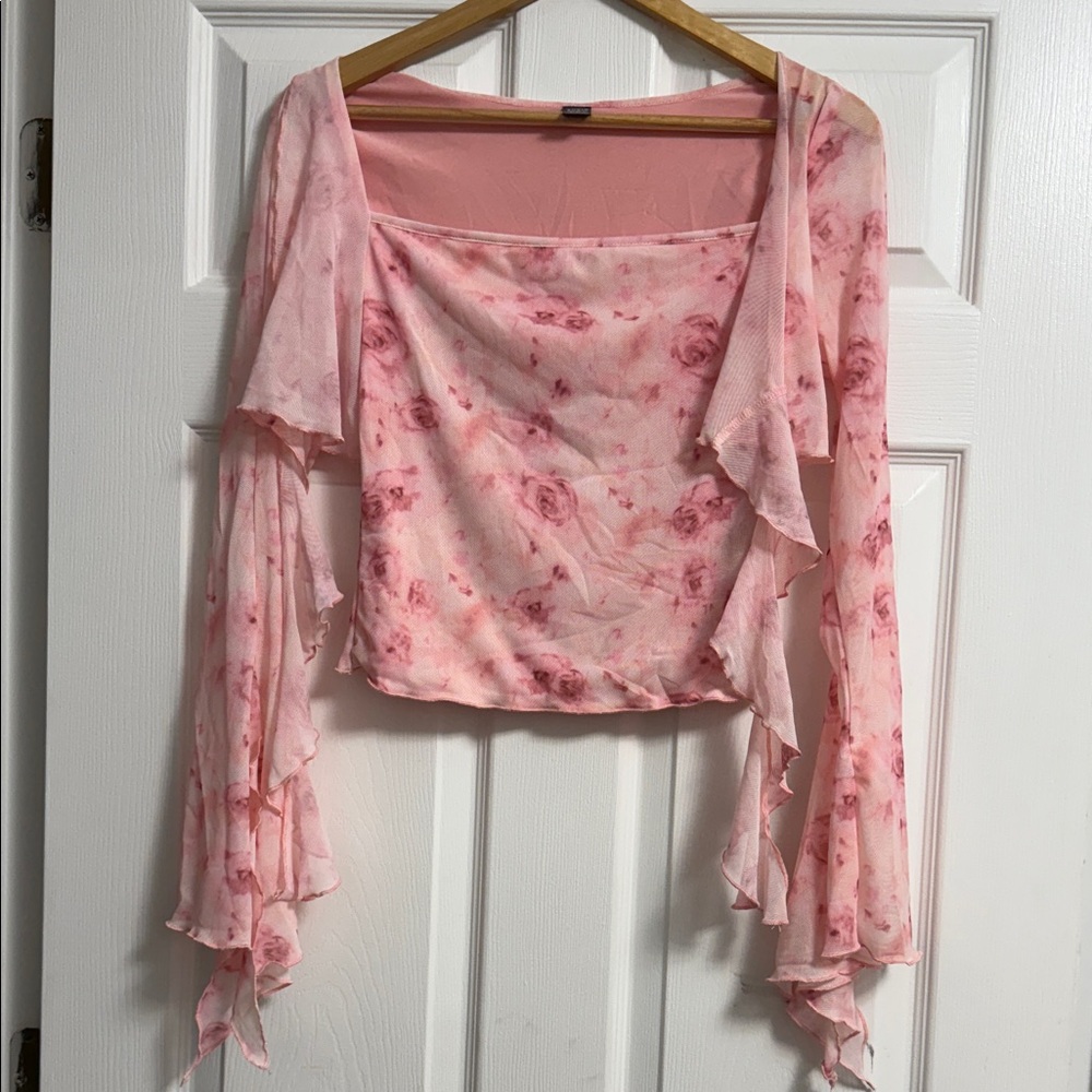 Floral Pink Women's Top